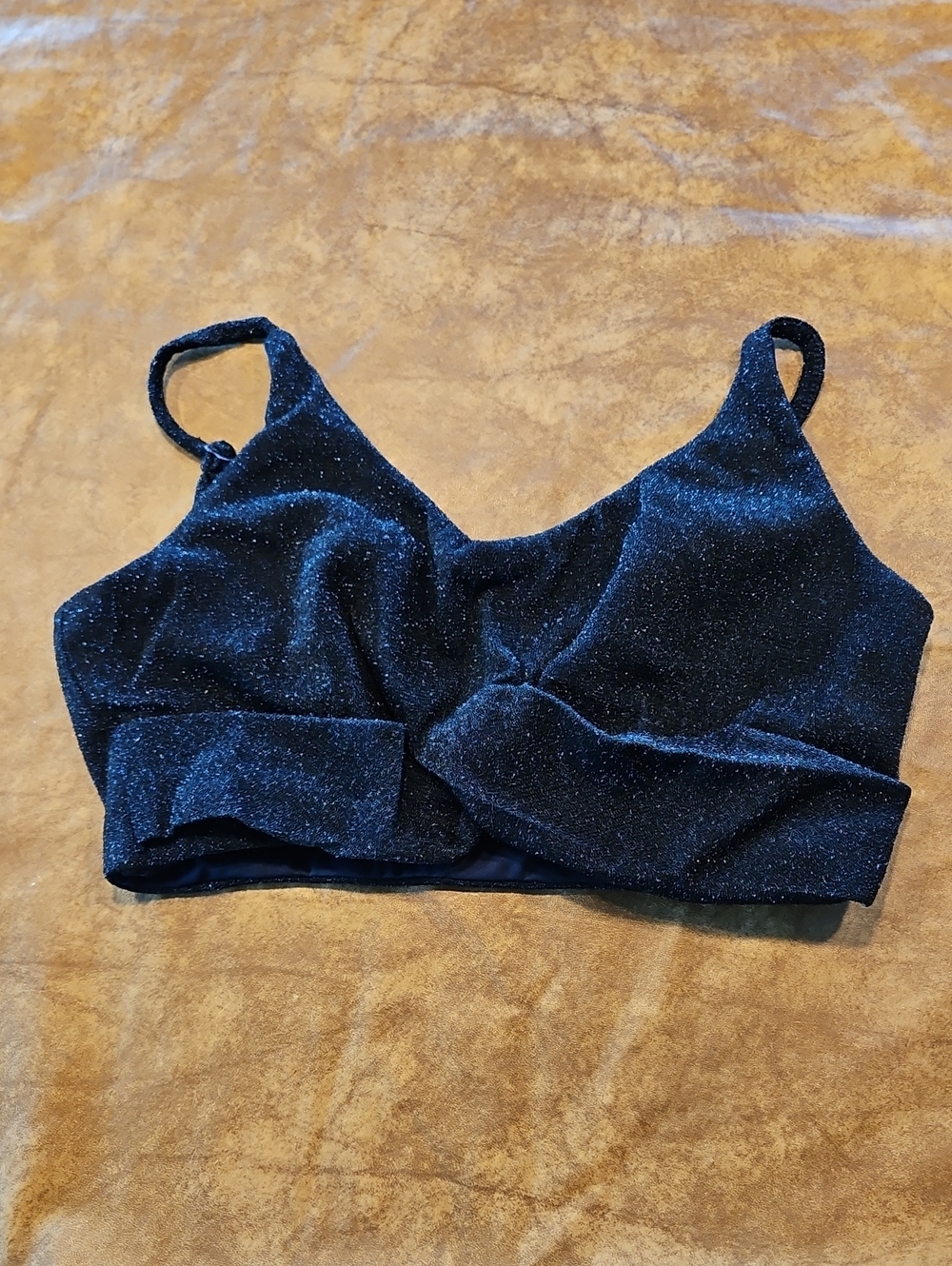 Lunalae Sparkle Navy Pole Top